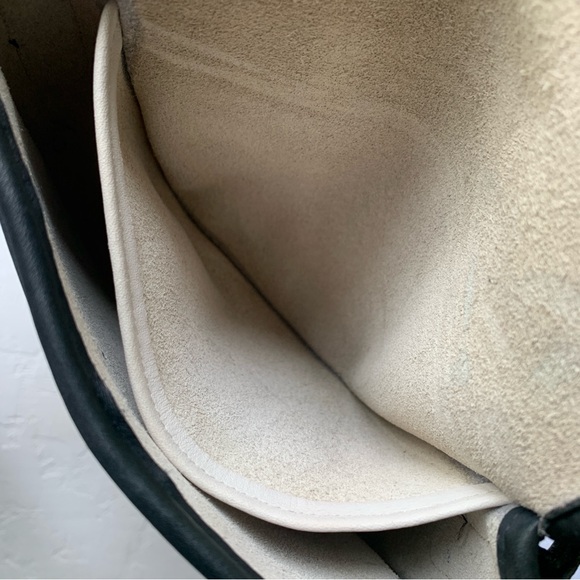 Parchment/Navy Nautical Mini Bag (6825) | Vintage Coach Crossbody Shoulder Purse - Picture 13 of 15